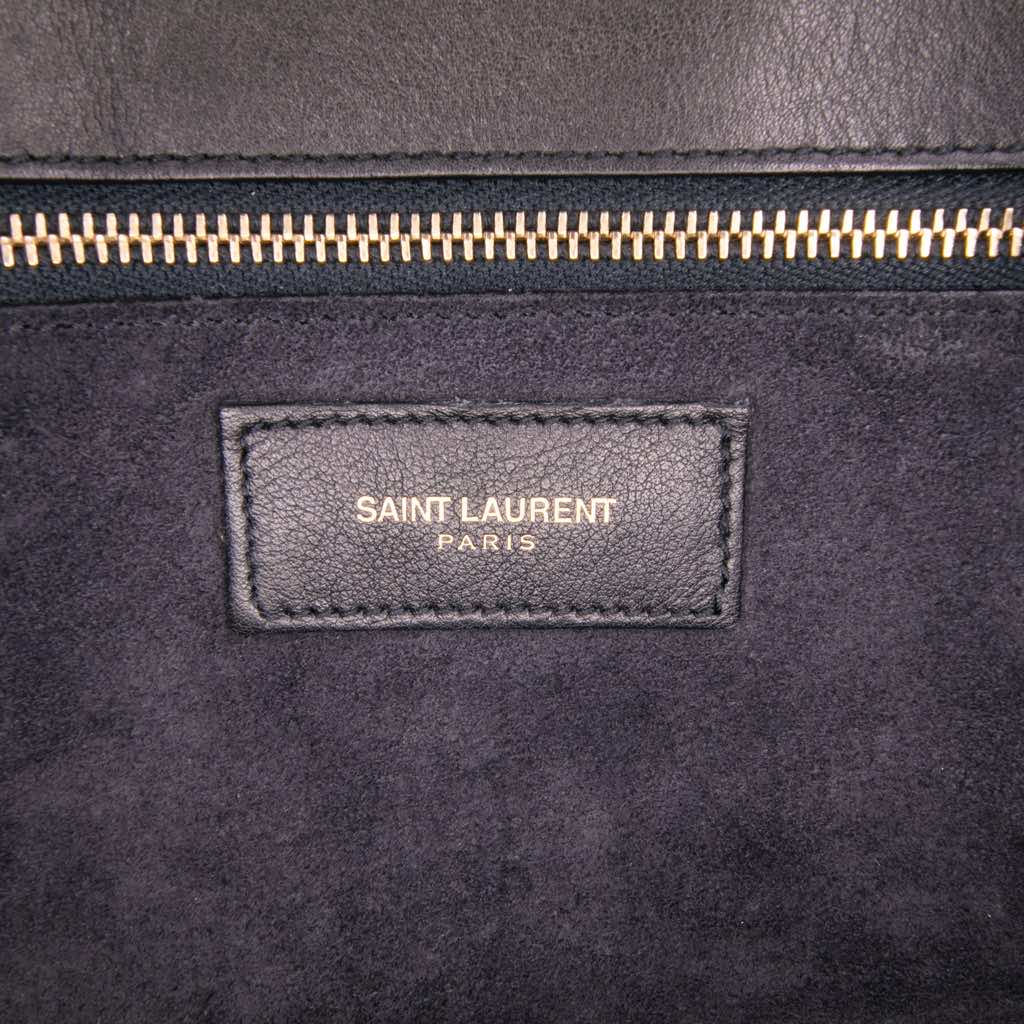 Saint Laurent Small Leather Sac De Jour Satchel - Side view