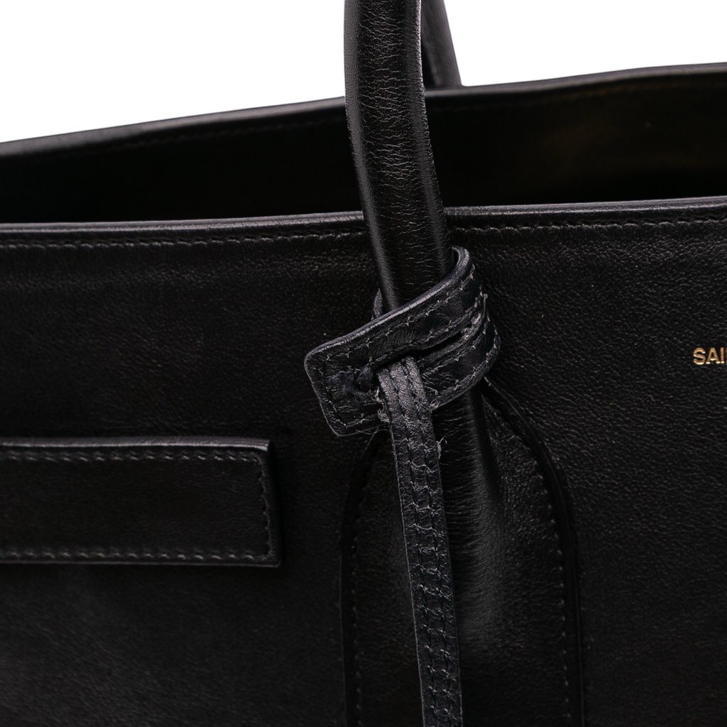 Saint Laurent Small Leather Sac De Jour Satchel - Detail 2