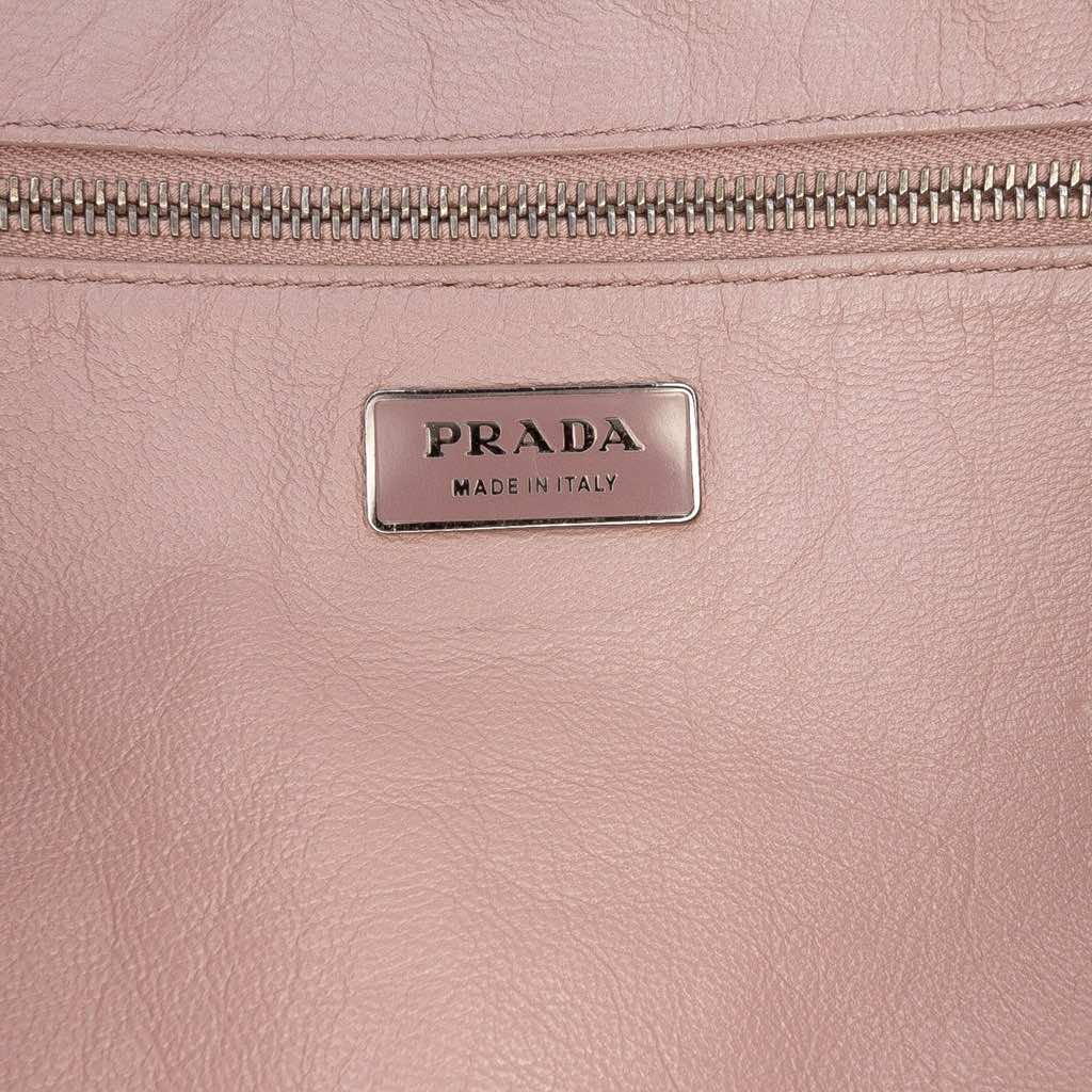 Prada Royal Calf Pushlock Shoulder Bag - Side view