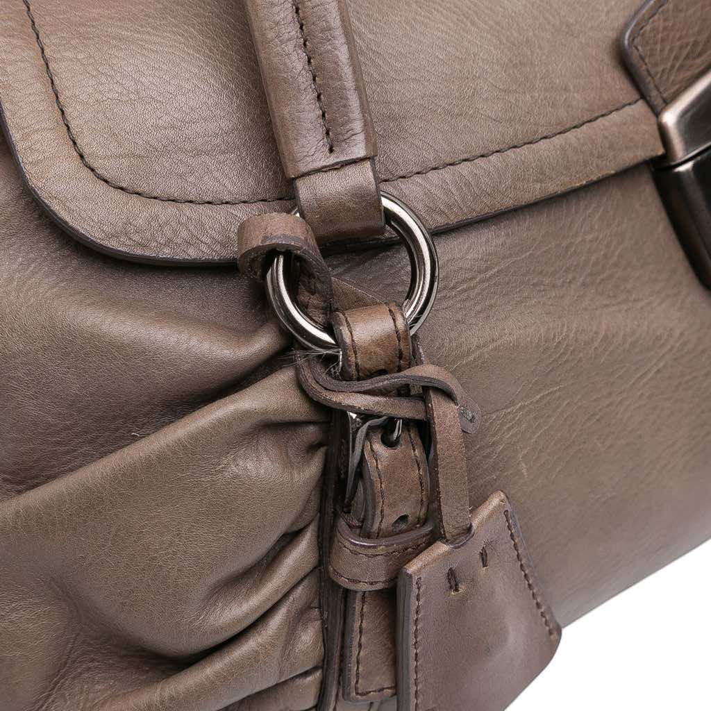 Prada Royal Calf Pushlock Shoulder Bag - Detail 2