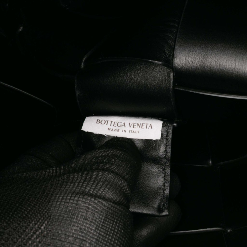 Bottega Veneta Nappa Intrecciato Casette Lantern Bucket - Side view