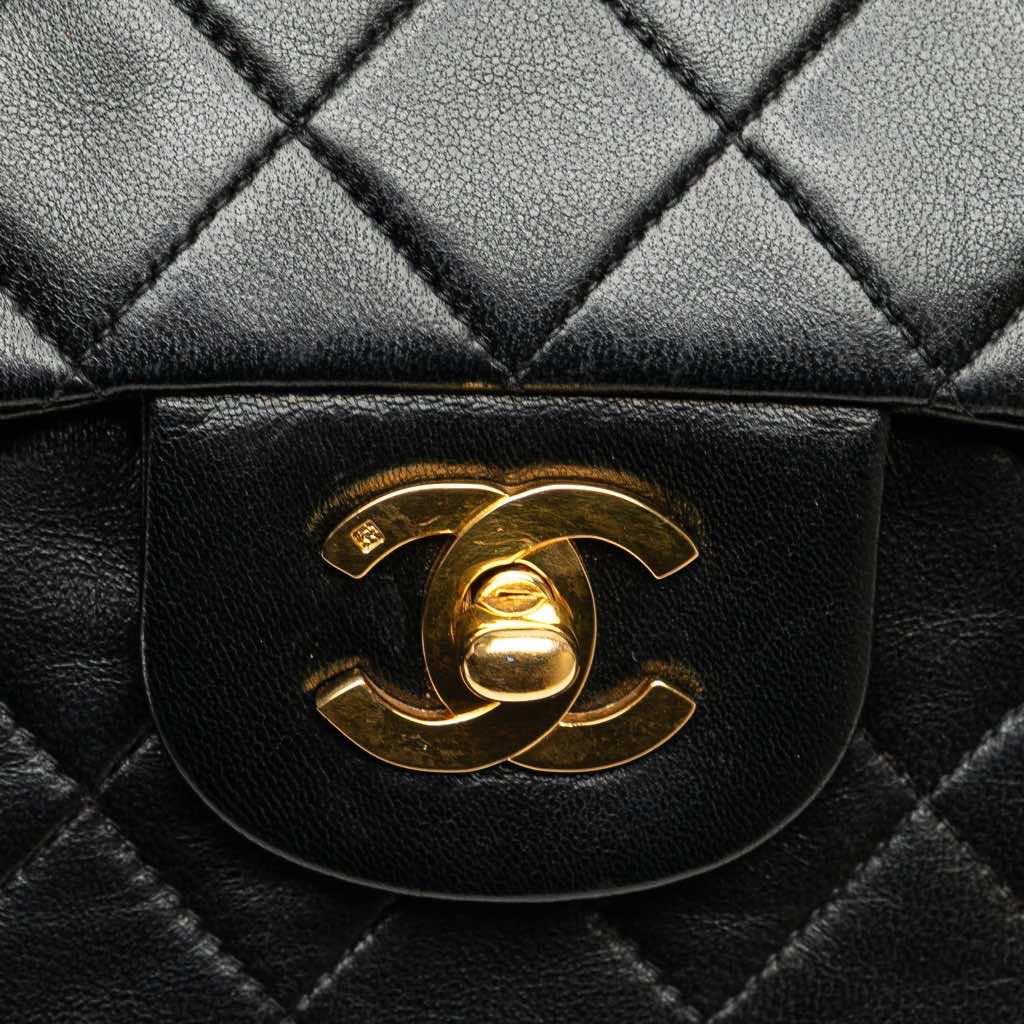 Chanel Medium Classic Lambskin Double Flap - 5