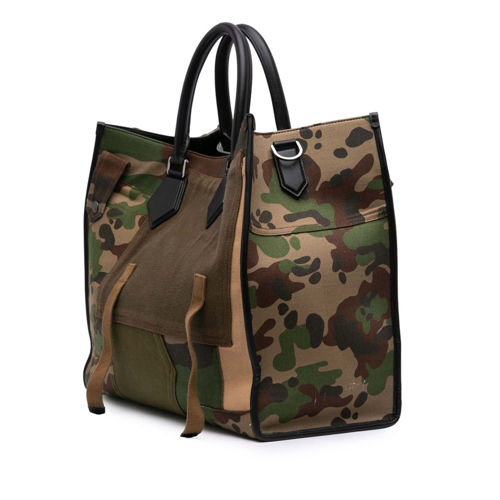 Dolce & Gabbana Large Camouflage Canvas Shopping Tote - 2