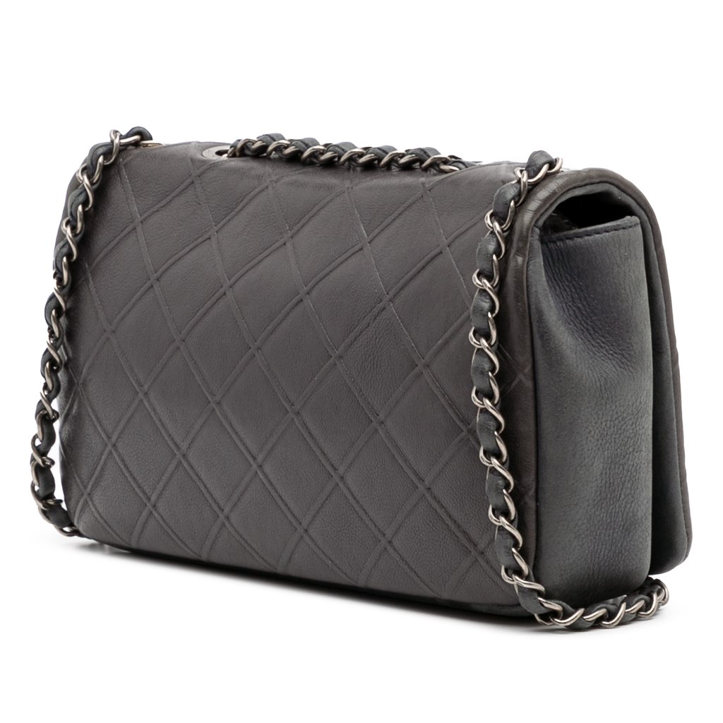 Chanel Paris Edinburgh Medium Diamond Embossed Calfskin New Chic Flap - Back view