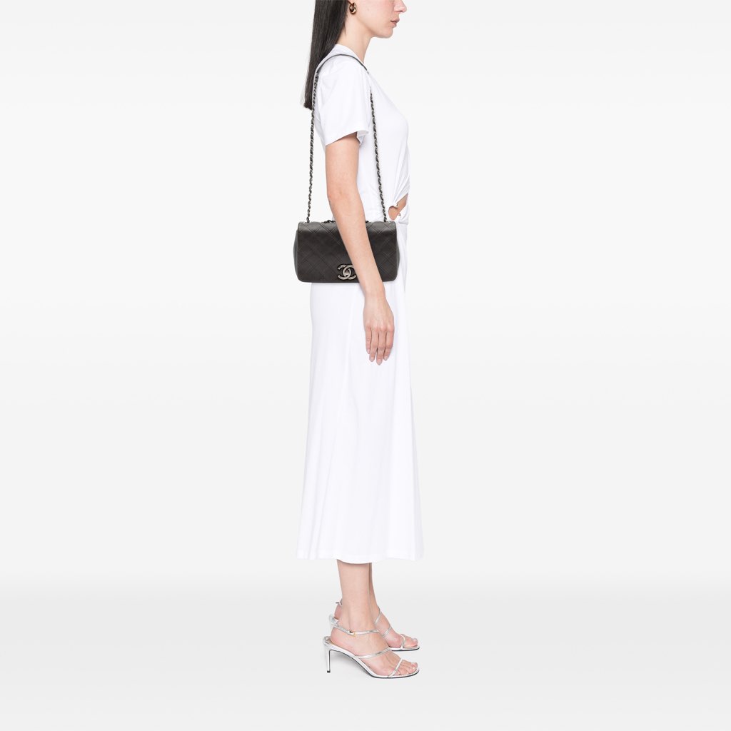 Chanel Paris Edinburgh Medium Diamond Embossed Calfskin New Chic Flap - Image 15