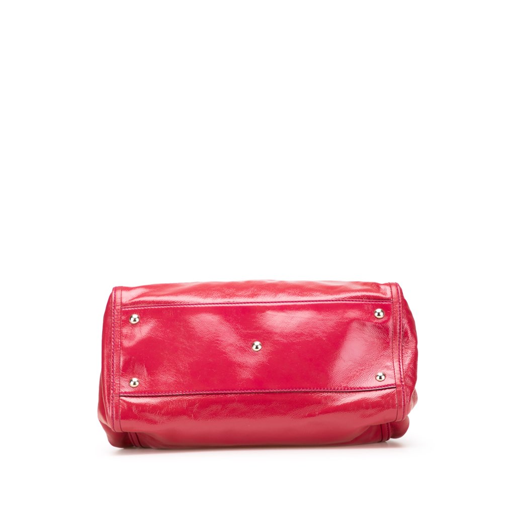 Gucci Medium Patent Soho Cellarius Tote - 3