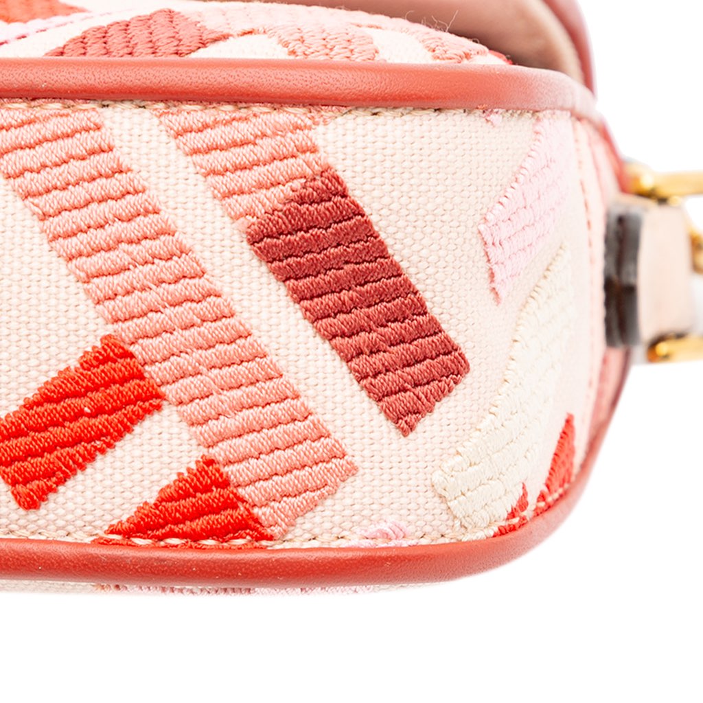 Fendi Mini Zucca Embroidered Baguette Satchel - Detail 2
