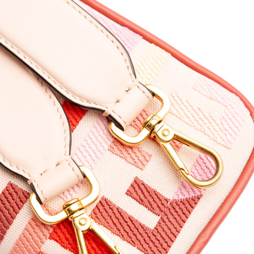 Fendi Mini Zucca Embroidered Baguette Satchel - Image 12