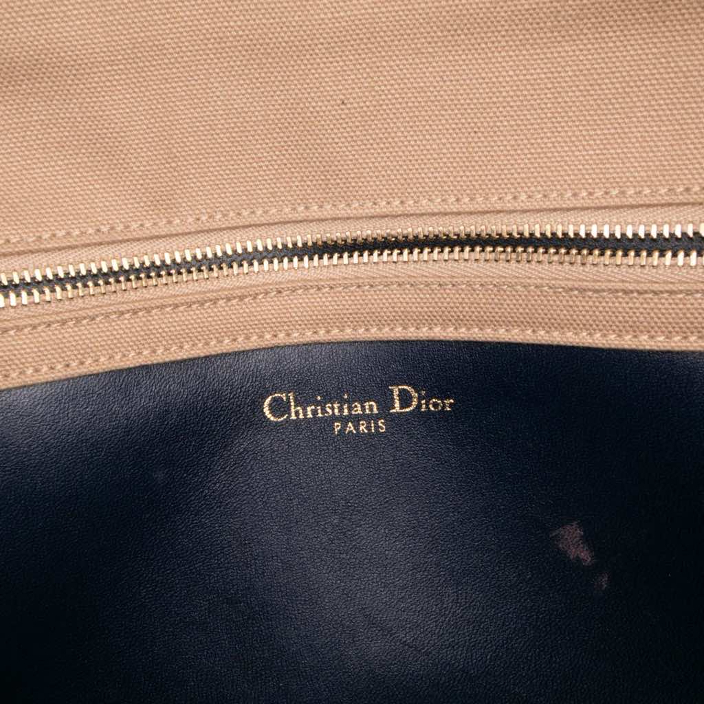 Dior Medium Oblique Canvas and Velvet Diorama Flap - 5