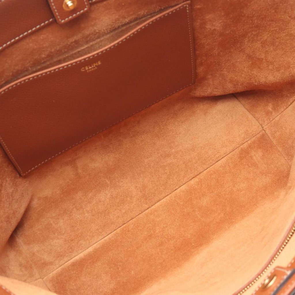 Celine Small Calfskin Cabas Cuir Triomphe Anais Tote - 3