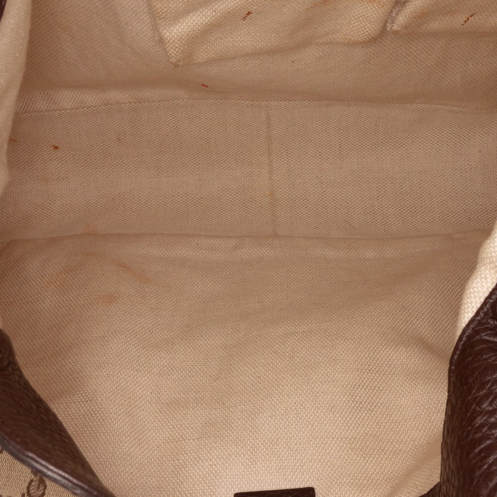 Gucci GG Canvas Bamboo Diana Satchel - 4