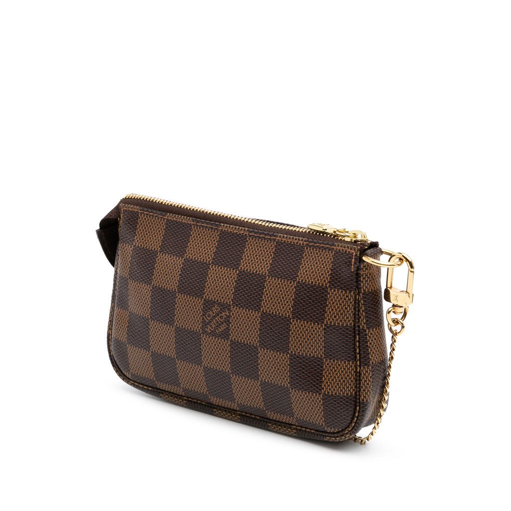 Louis Vuitton Damier Ebene Mini Pochette Accessoires - Back view