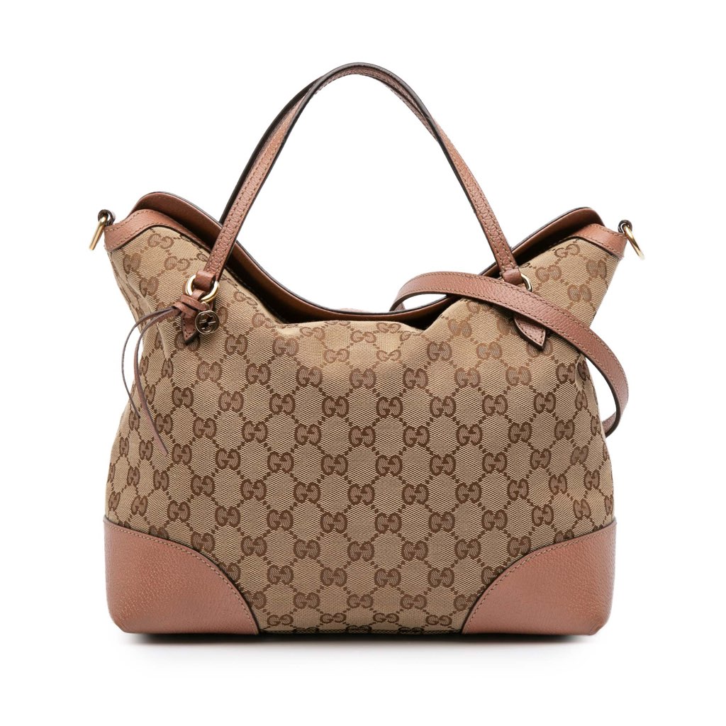 Gucci Medium GG Canvas Bree Satchel