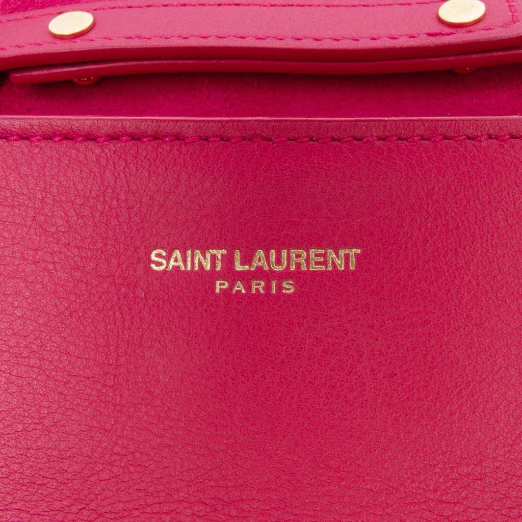 Saint Laurent Mini Smooth Calfskin Chyc Crossbody - Side view