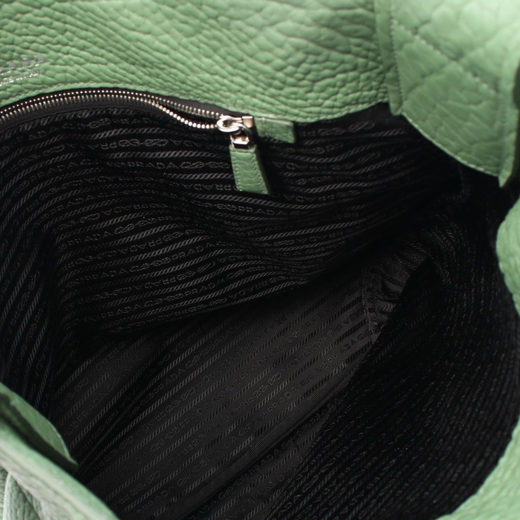 Prada Full Grain Leather Tote - Image 6