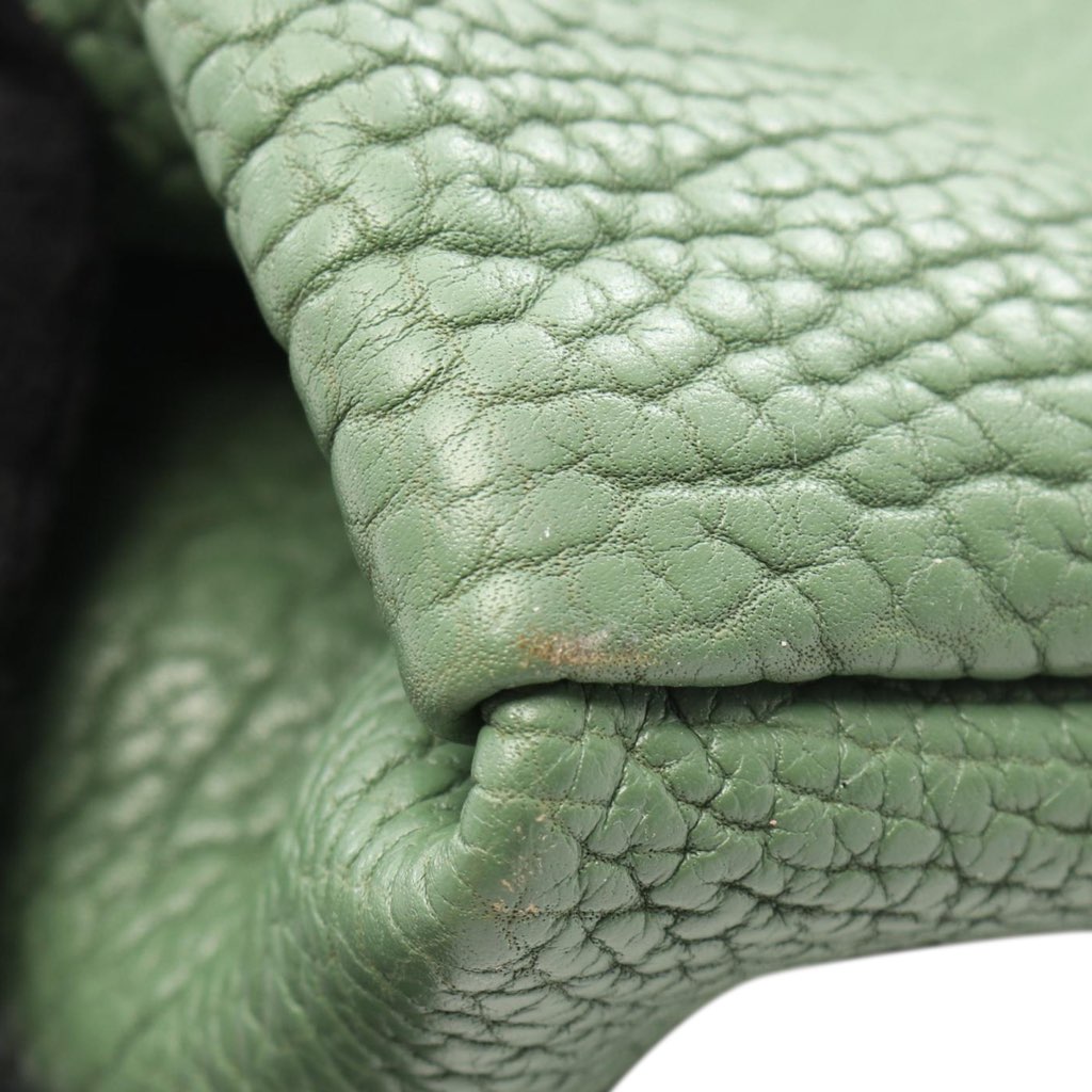 Prada Full Grain Leather Tote - Side view