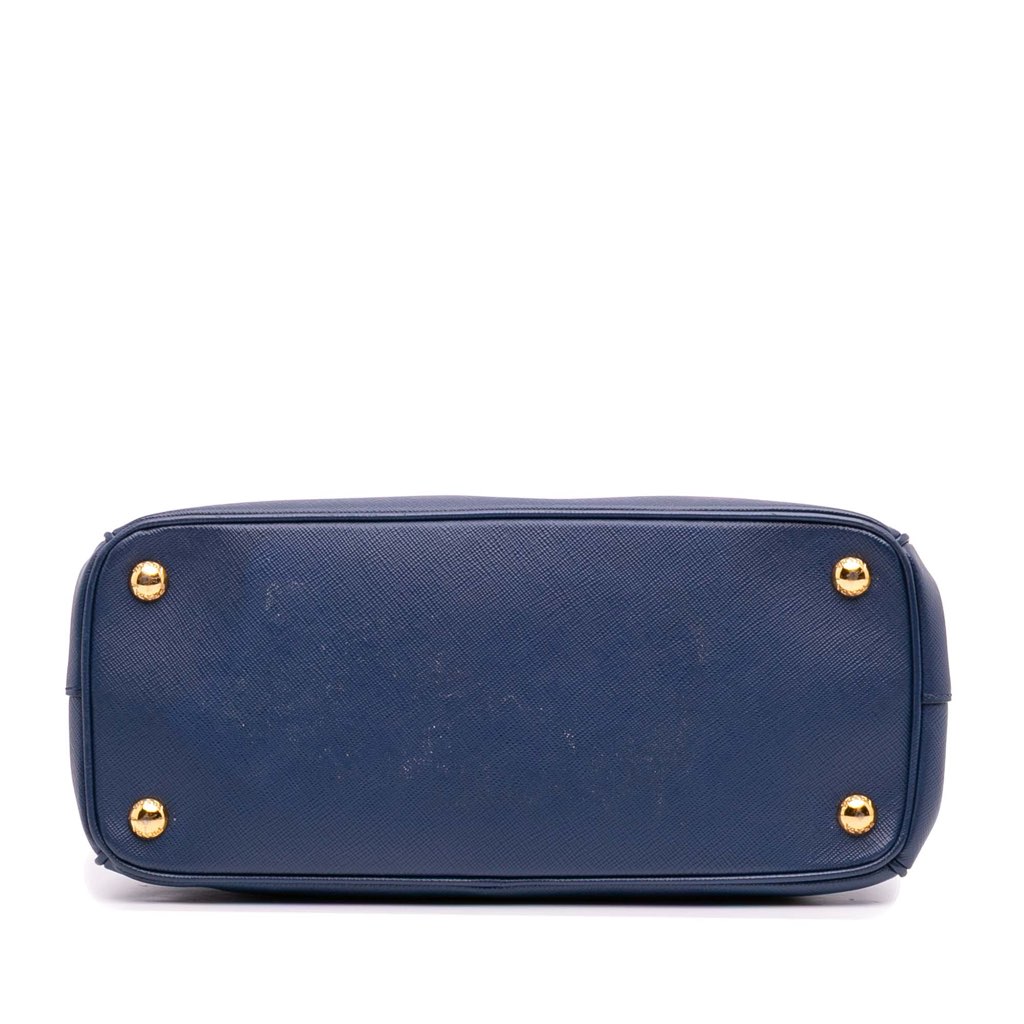 Prada Small Saffiano Lux Galleria Double Zip Satchel - Image 6