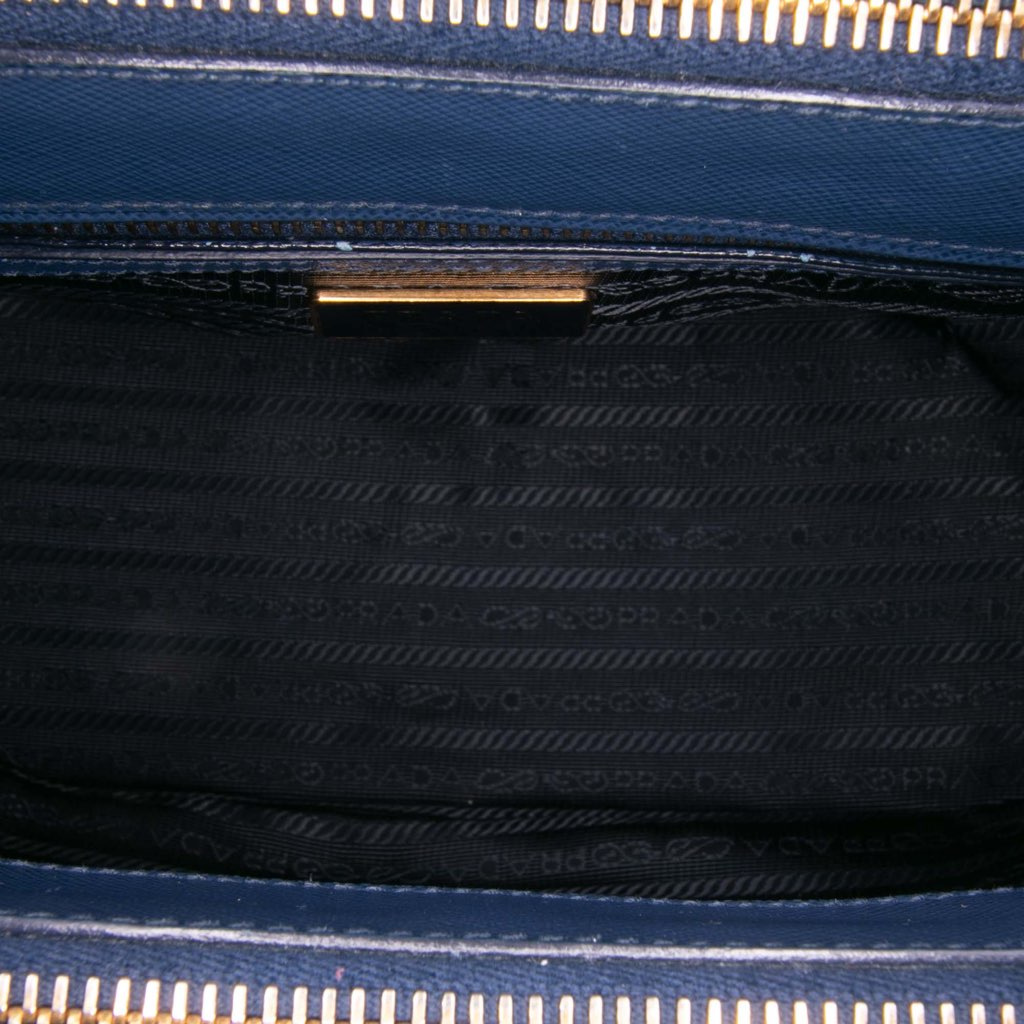 Prada Small Saffiano Lux Galleria Double Zip Satchel - 4