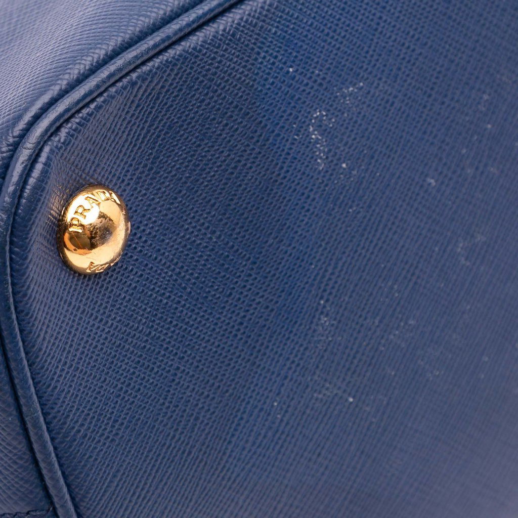 Prada Small Saffiano Lux Galleria Double Zip Satchel - Detail 2