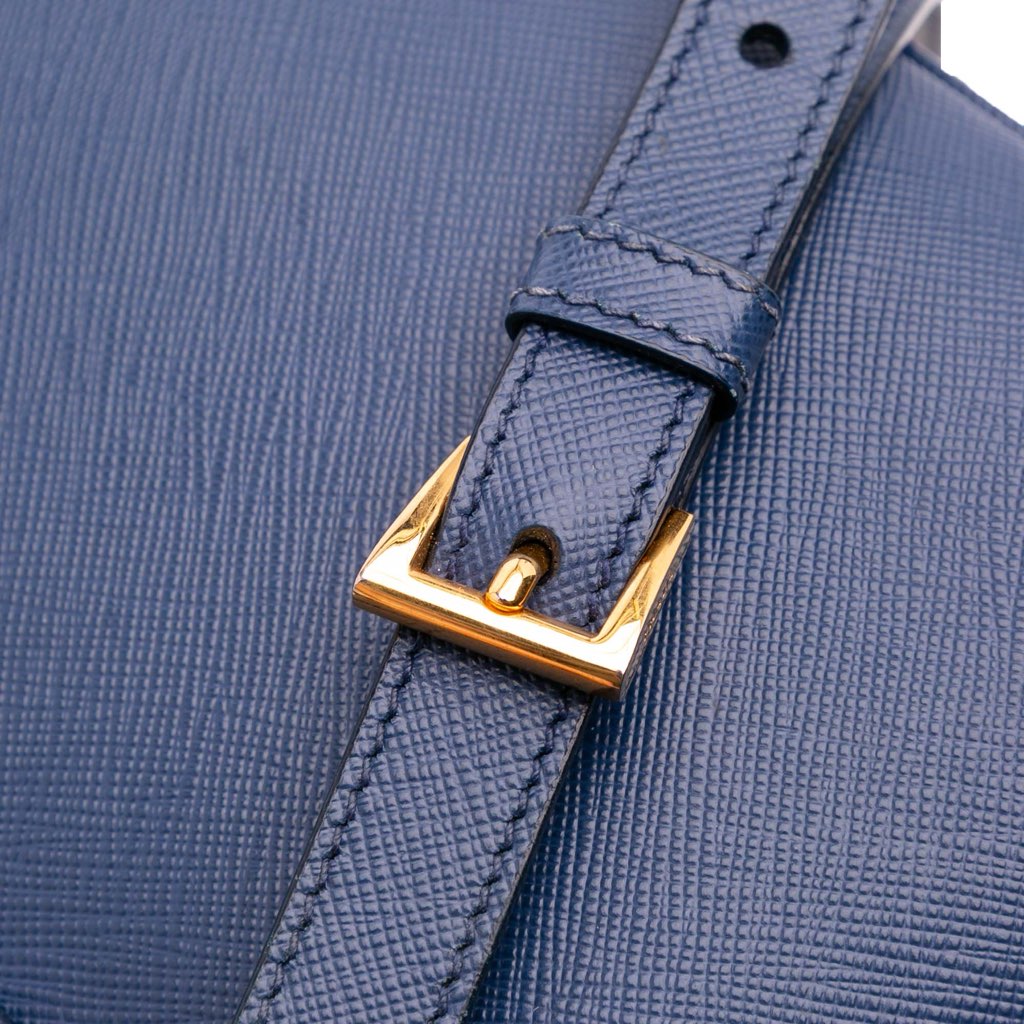 Prada Small Saffiano Lux Galleria Double Zip Satchel - Image 10