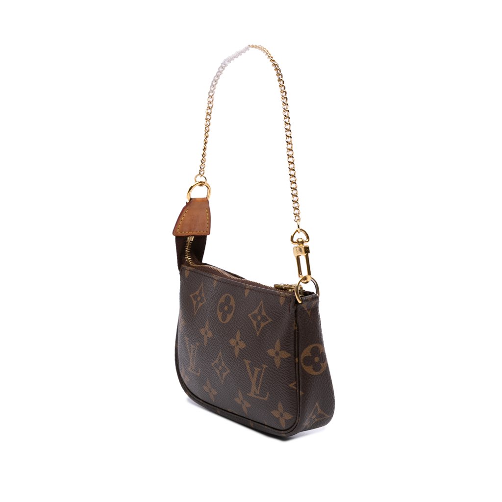 Louis Vuitton Monogram Mini Pochette Accessoires - Back view
