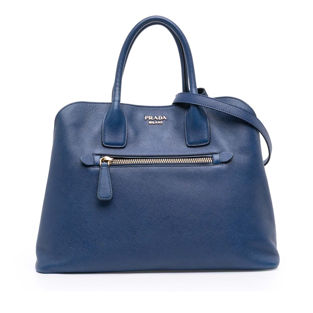 Prada Saffiano Cuir Open Promenade Satchel