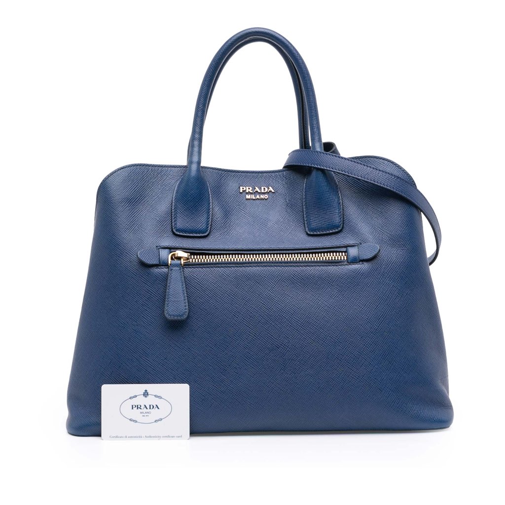 Prada Saffiano Cuir Open Promenade Satchel - Image 13