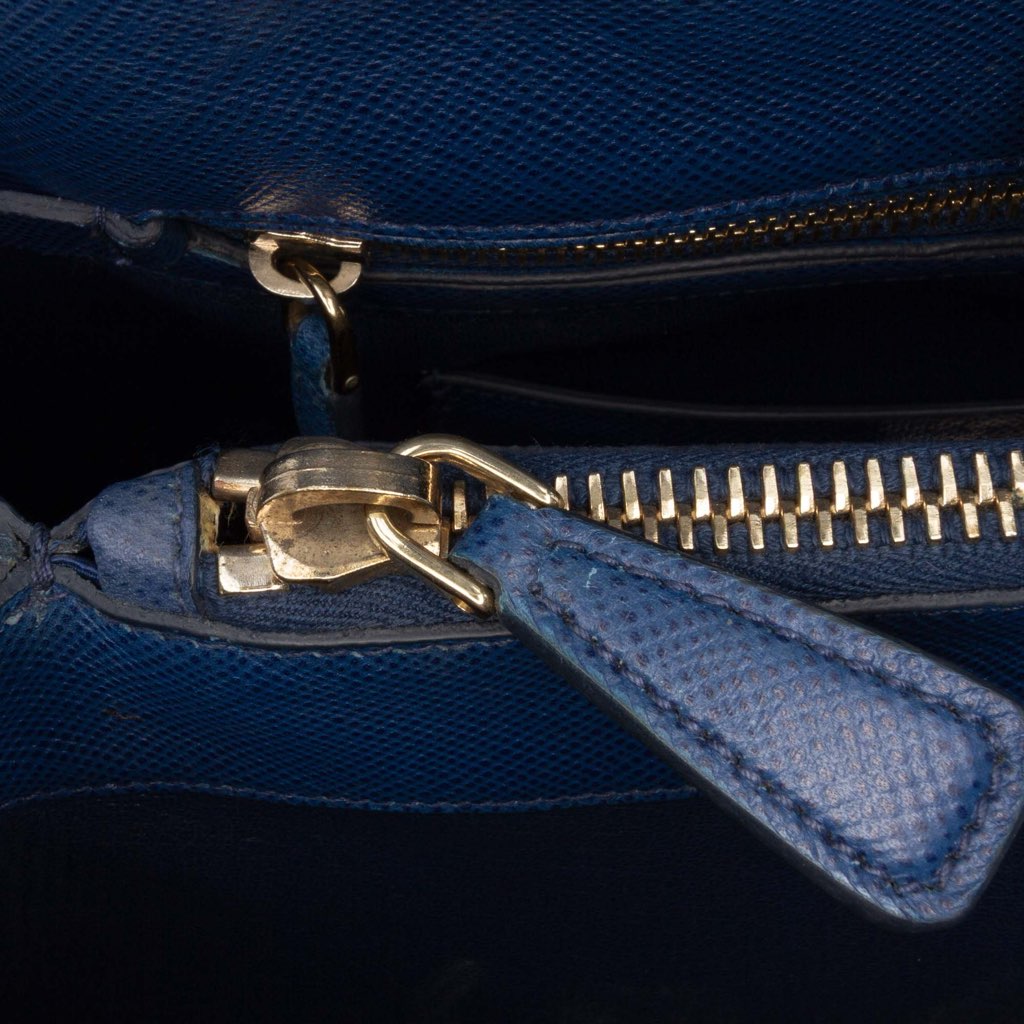 Prada Saffiano Cuir Open Promenade Satchel - Side view