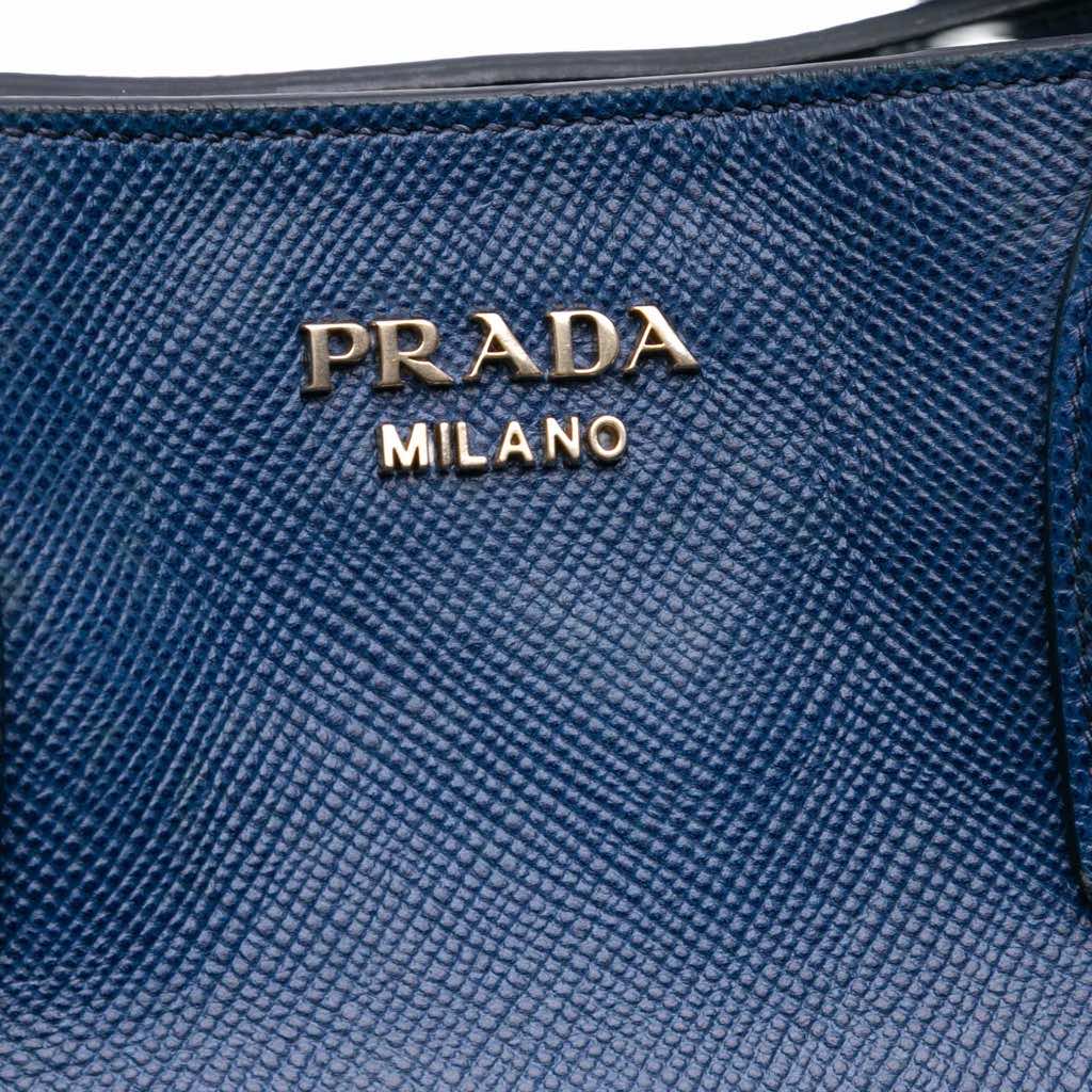 Prada Saffiano Cuir Open Promenade Satchel - Image 10