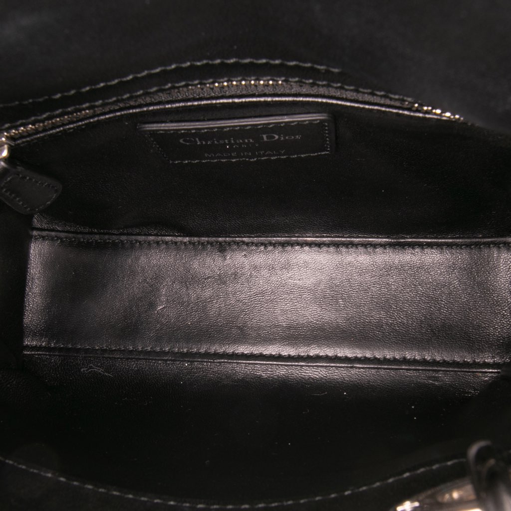 Dior Mini Studded Lambskin Crystal Pearl Lady Dior - 4