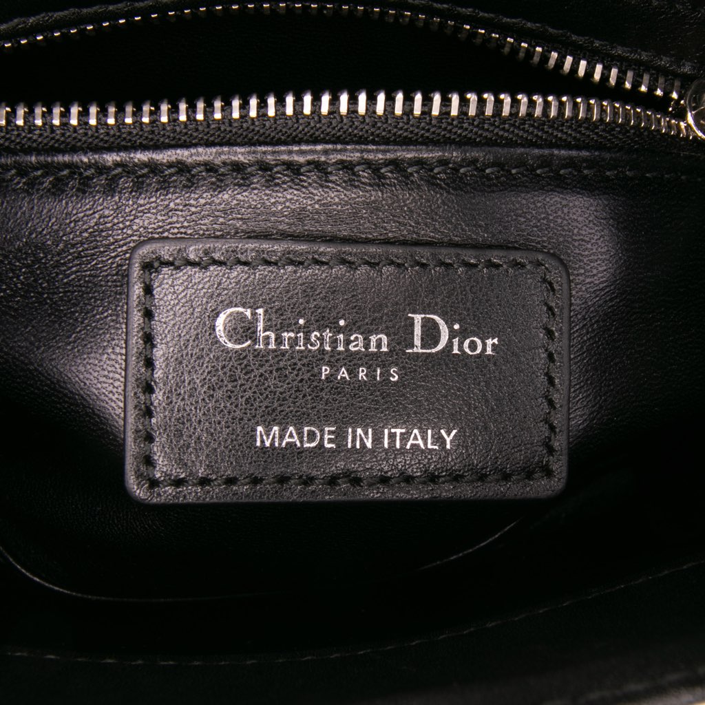 Dior Mini Studded Lambskin Crystal Pearl Lady Dior - 5