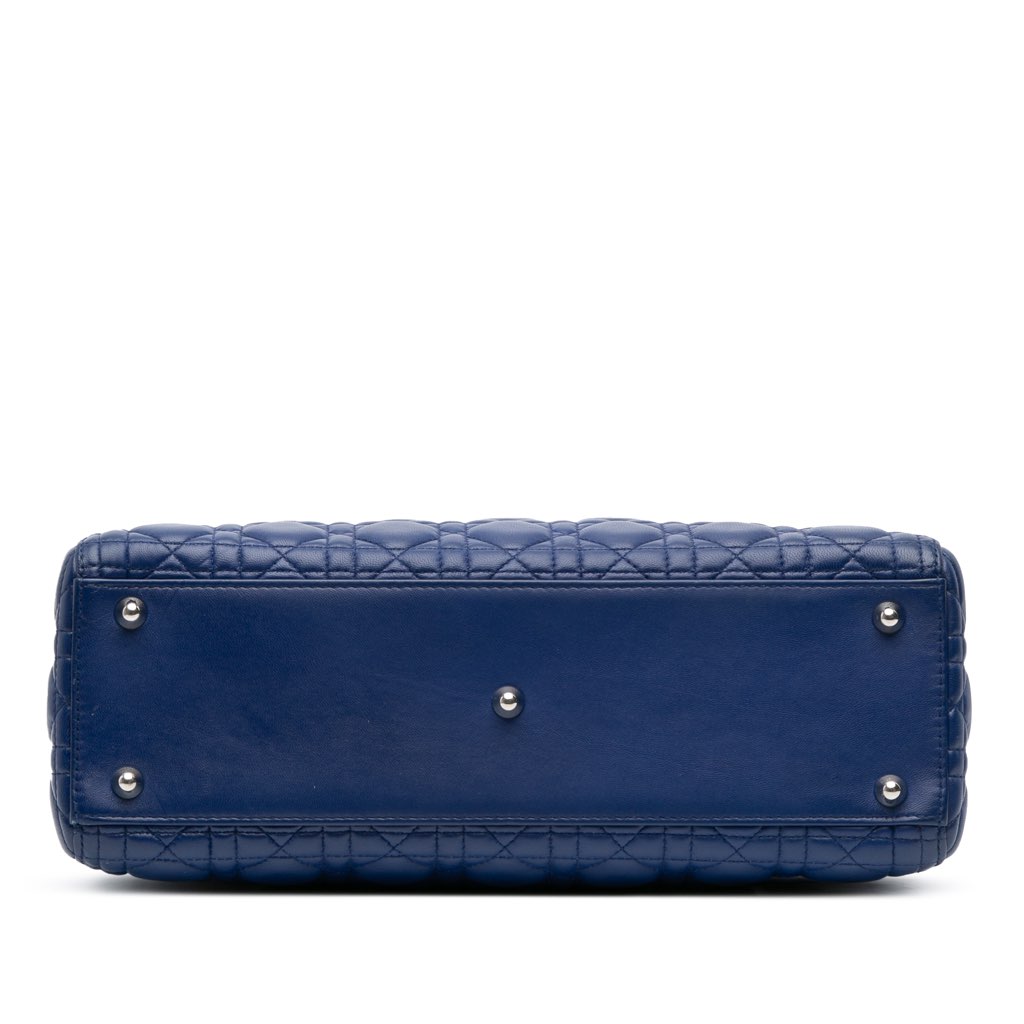 Dior Large Lambskin Cannage Lady Dior - 3