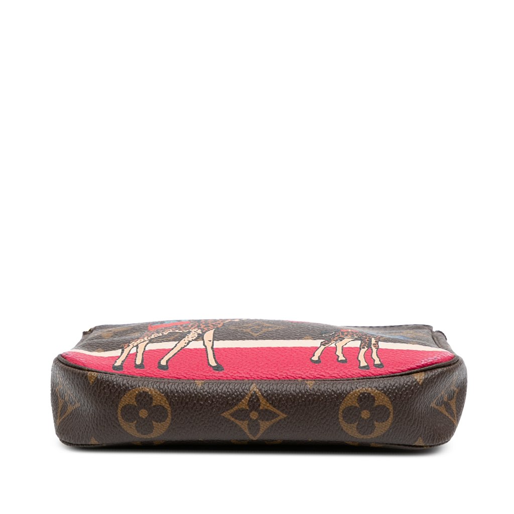 Louis Vuitton Monogram Giraffe Christmas Mini Pochette Accessoires - Image 6
