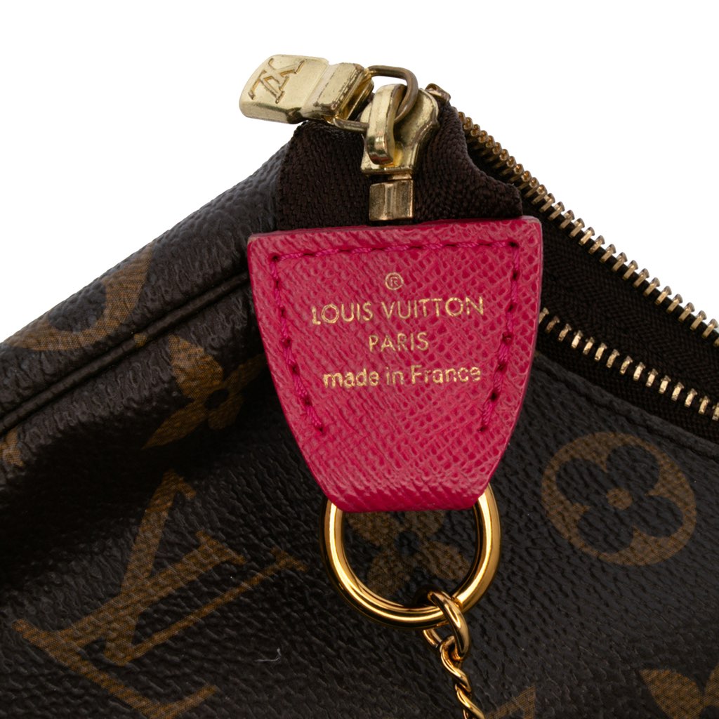 Louis Vuitton Monogram Giraffe Christmas Mini Pochette Accessoires - Side view