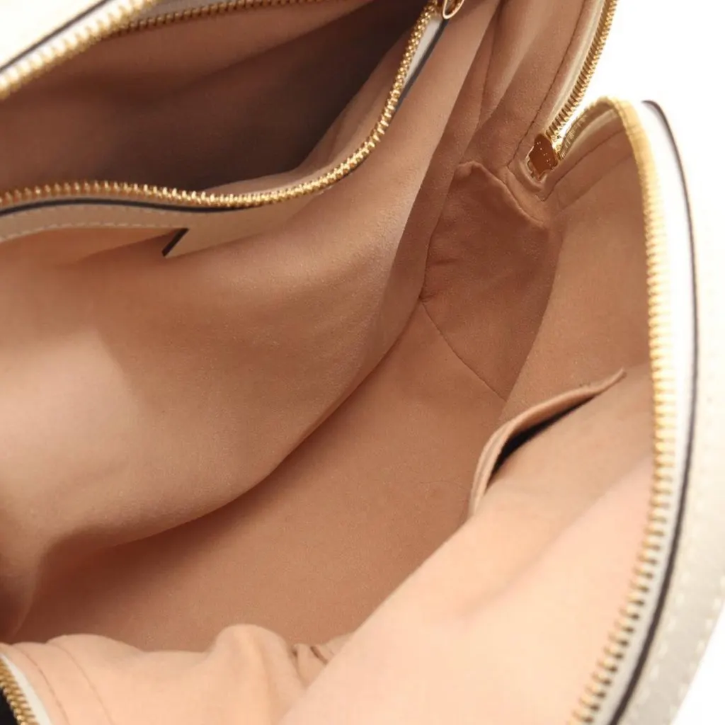 Gucci GG Supreme Les Pommes Apple and Heart Backpack Brown Canvas Good - Inside View