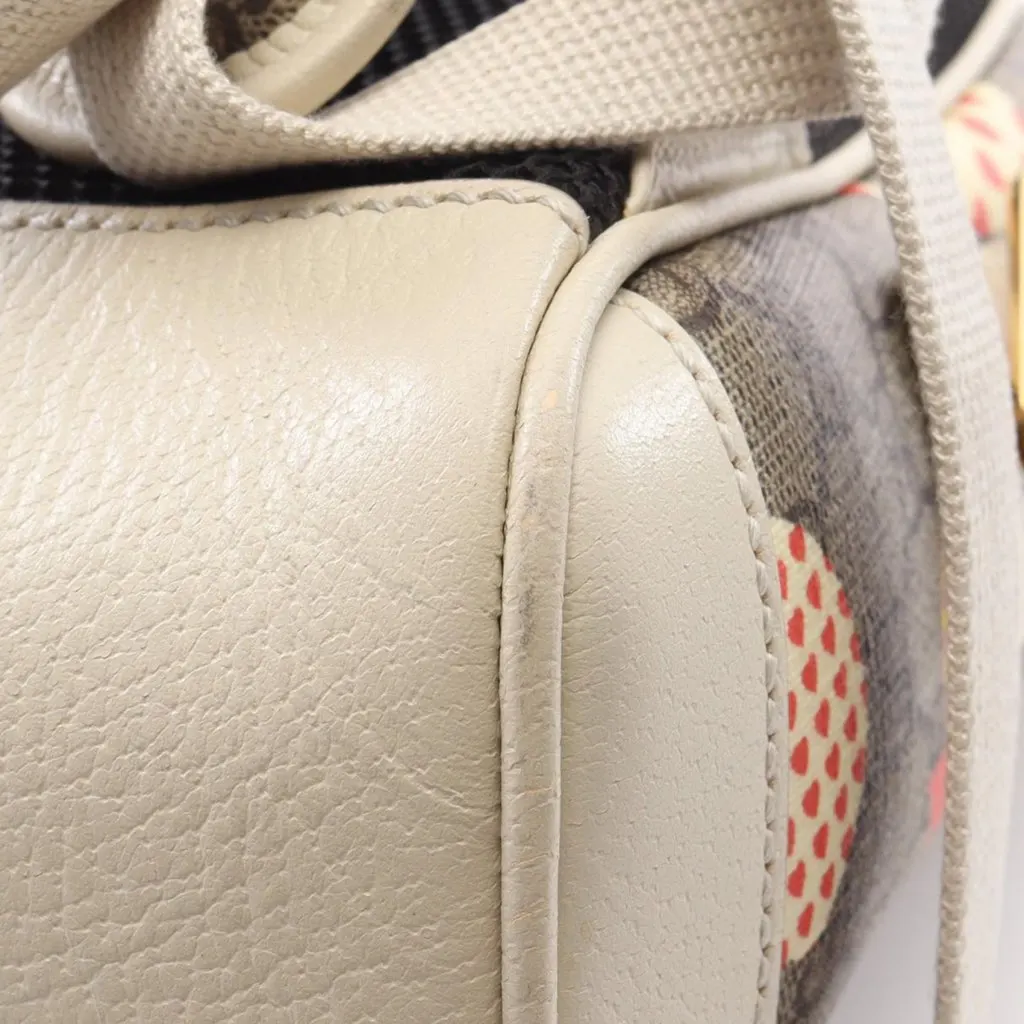 Gucci GG Supreme Les Pommes Apple and Heart Backpack Brown Canvas Good - Box View