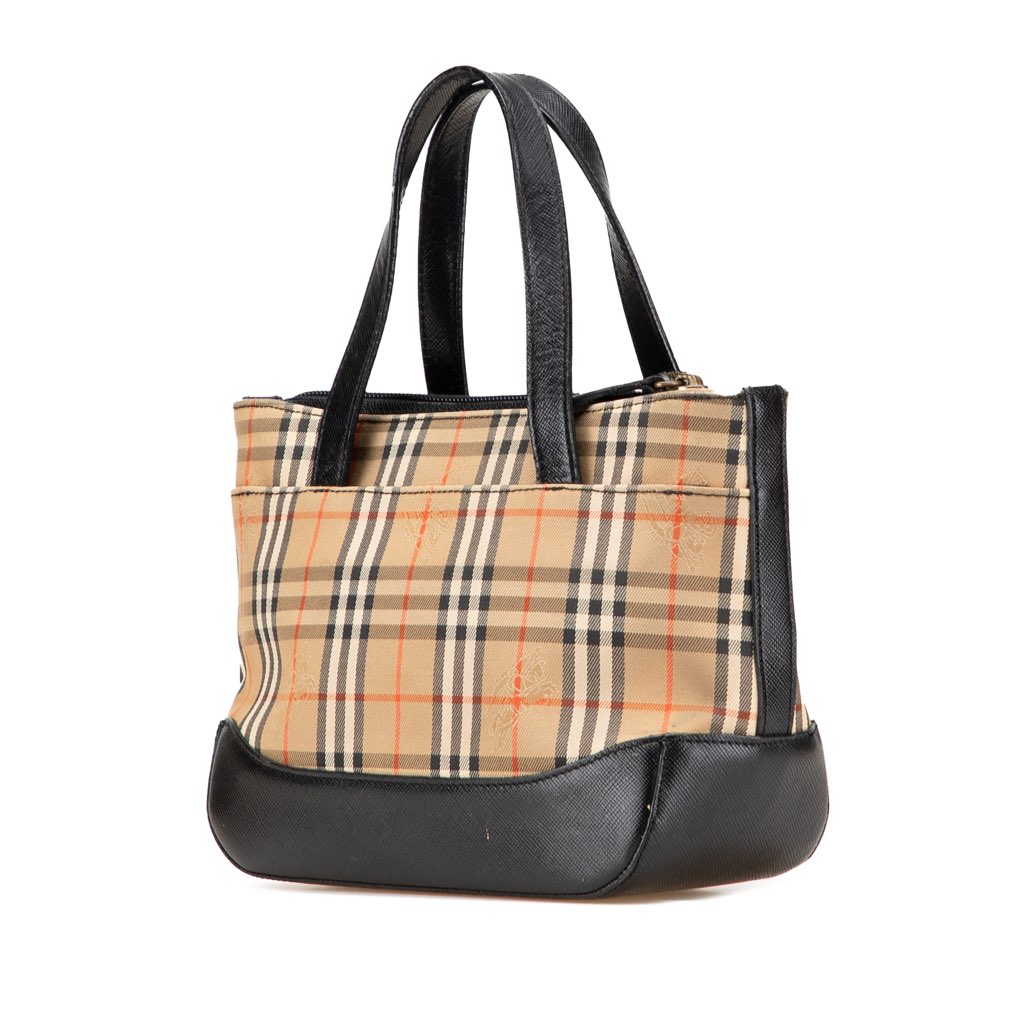 Burberry Haymarket Check Canvas Handbag - 2