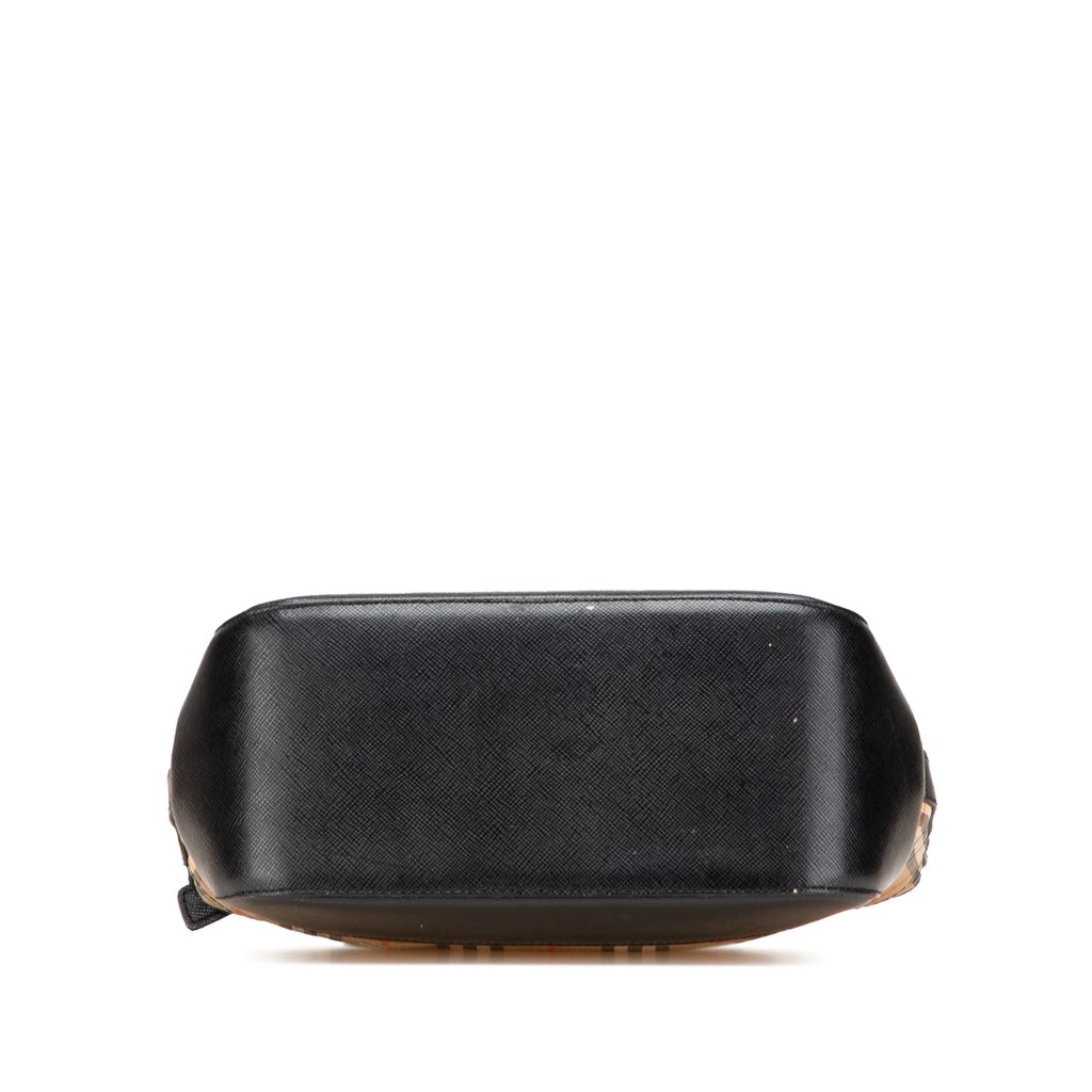 Burberry Haymarket Check Canvas Handbag - 3