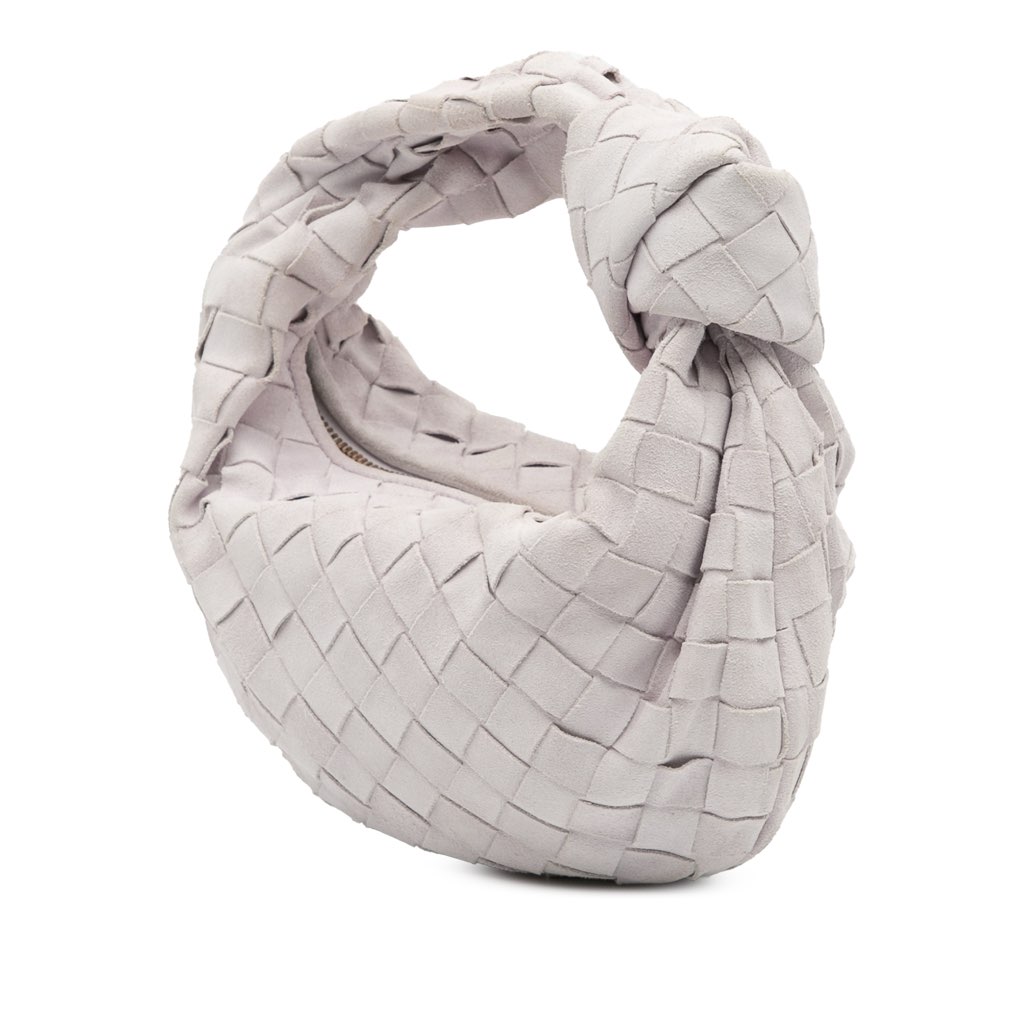 Bottega Veneta Mini Suede Intrecciato Jodie - Back view