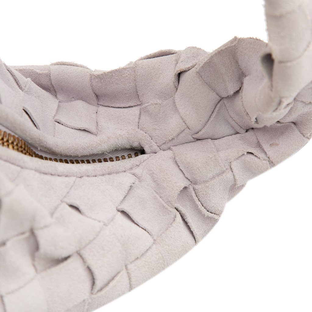 Bottega Veneta Mini Suede Intrecciato Jodie - Image 10