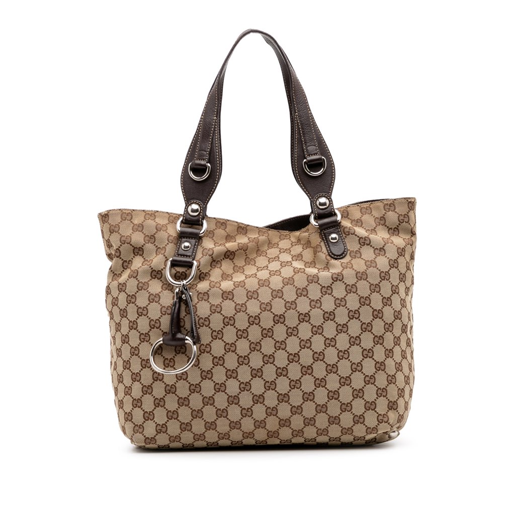 Gucci GG Canvas Icon Bit Tote