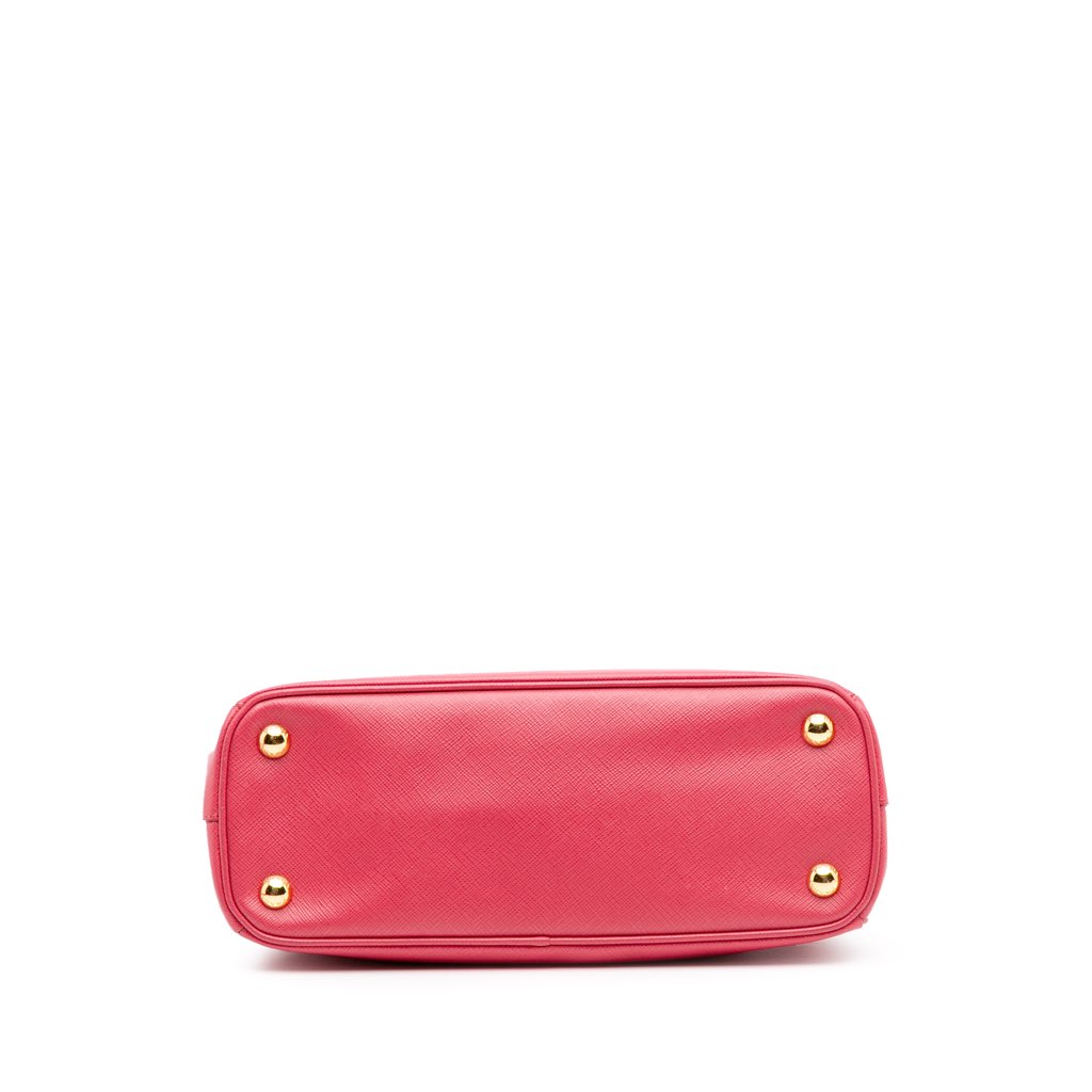 Prada Small Saffiano Lux Galleria Double Zip Satchel - 3