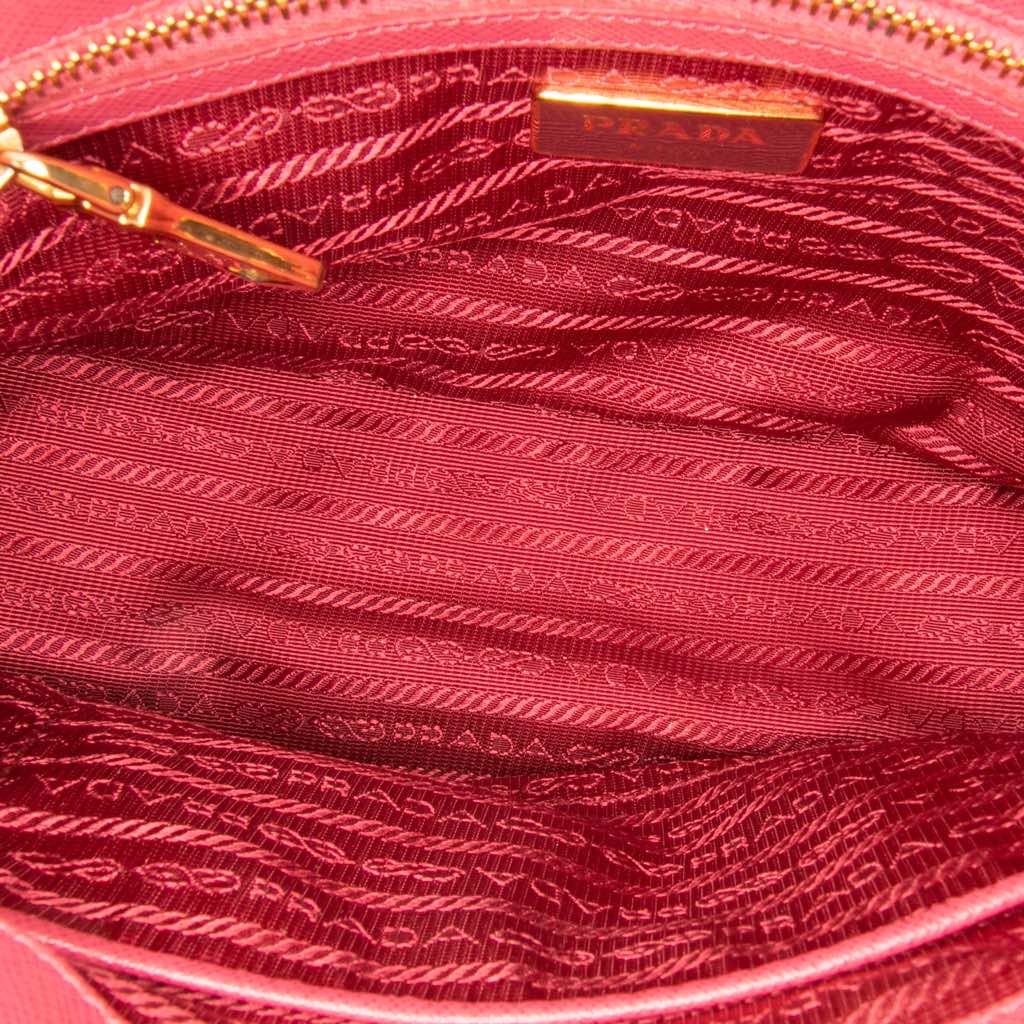 Prada Small Saffiano Lux Galleria Double Zip Satchel - 4