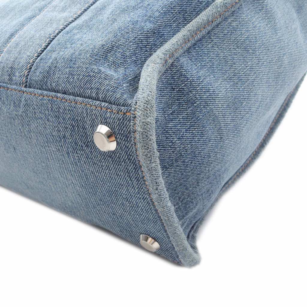 Balenciaga Medium Denim Hardware Tote - Image 13