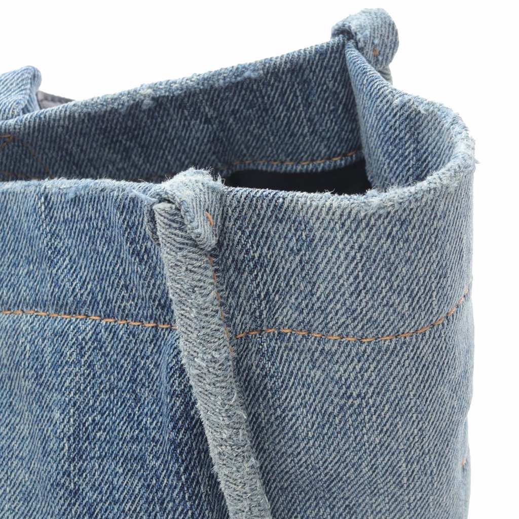 Balenciaga Medium Denim Hardware Tote - Image 10