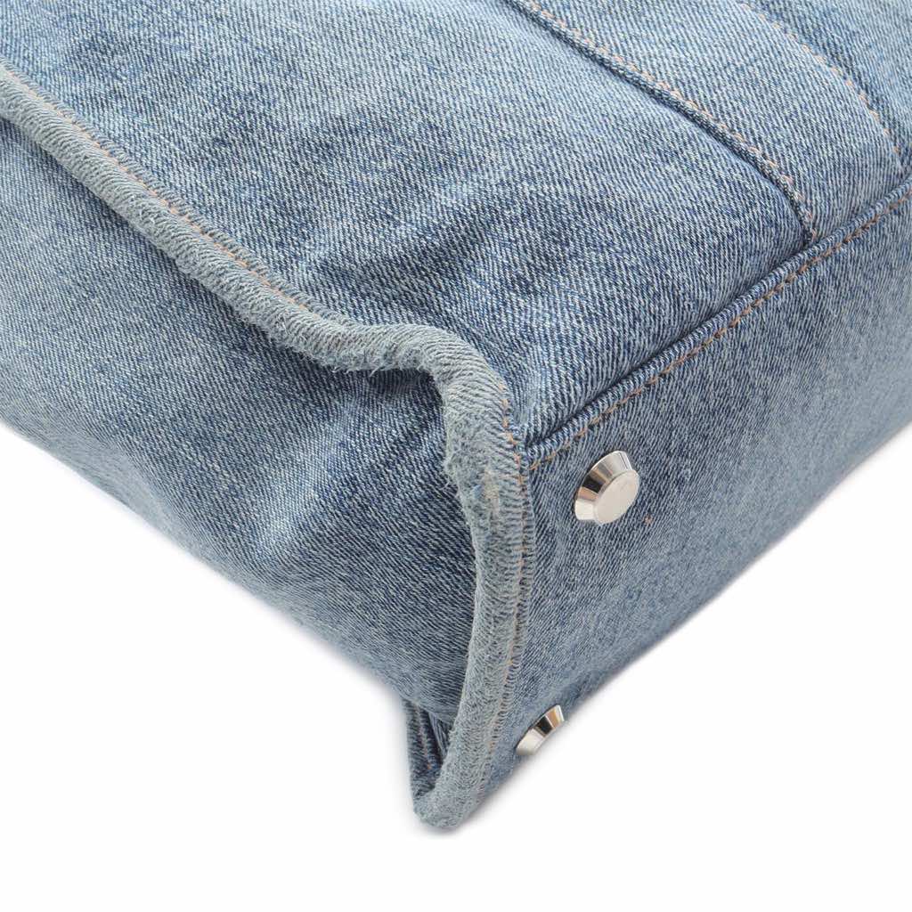 Balenciaga Medium Denim Hardware Tote - Image 11