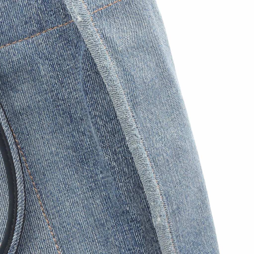 Balenciaga Medium Denim Hardware Tote - Image 12