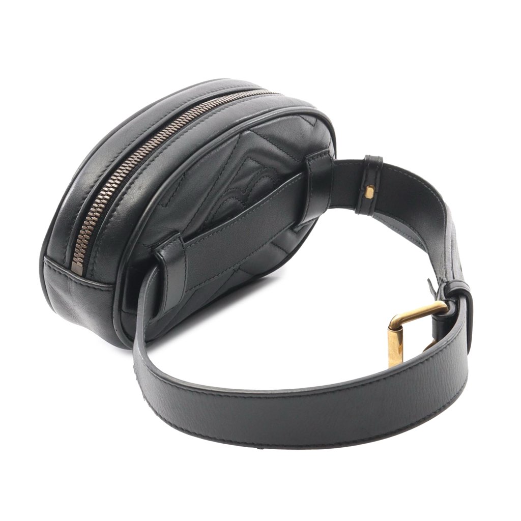 Gucci GG Marmont Matelasse Leather Belt Bag - 2