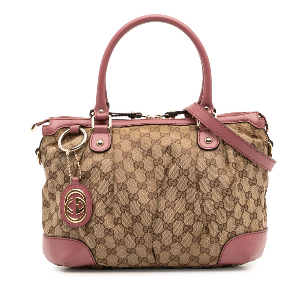 Gucci GG Canvas Sukey Satchel