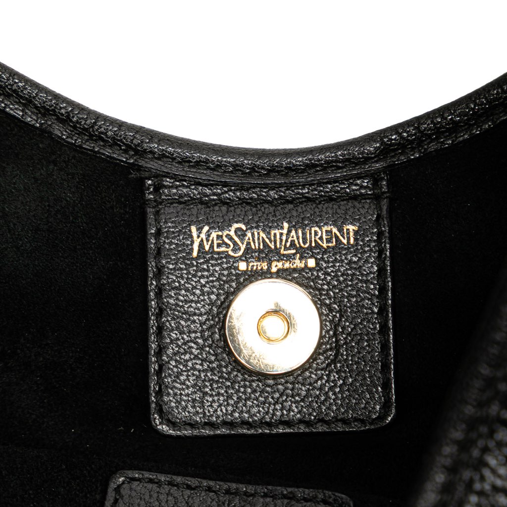 Yves Saint Laurent Ruffled Leather Saint Tropez Hobo - 5